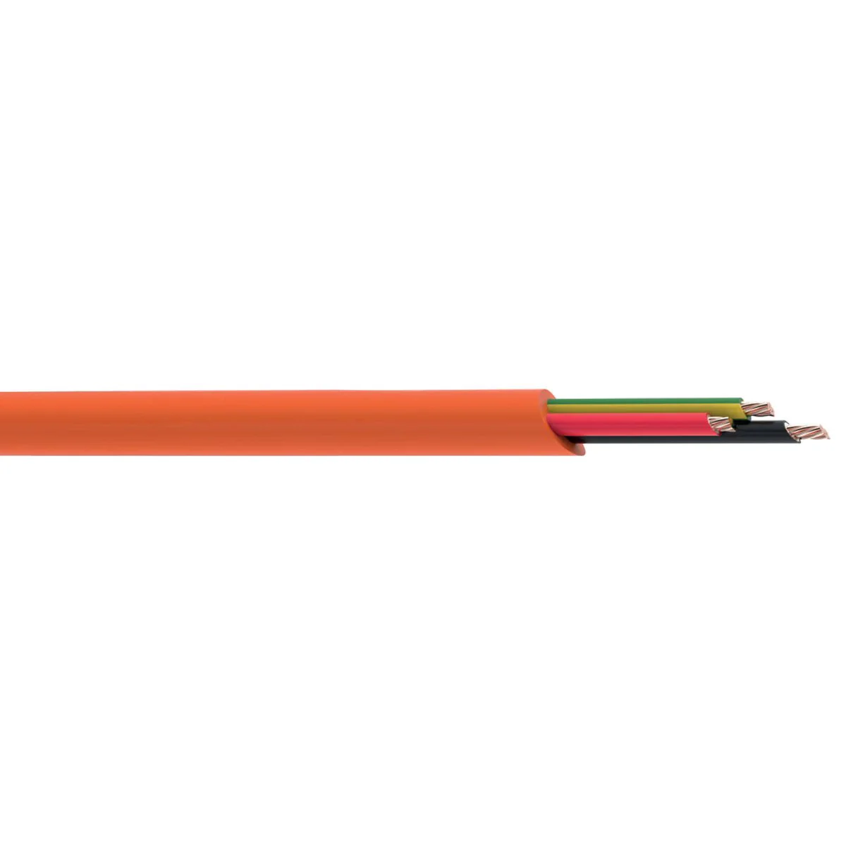 Deta 20m 2.5mm 2 Core E 1 Phase Cable - 450/750V - Orange - EV Charger Use - Image 2