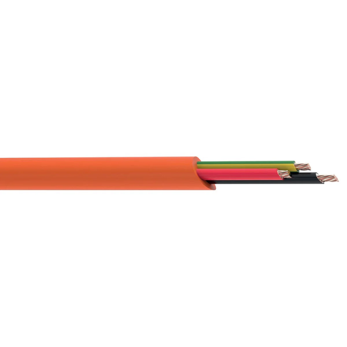 Deta 20m 4.0mm 2 Core E 1 Phase Cable - Orange - EV Charger - 450/750V - Image 2