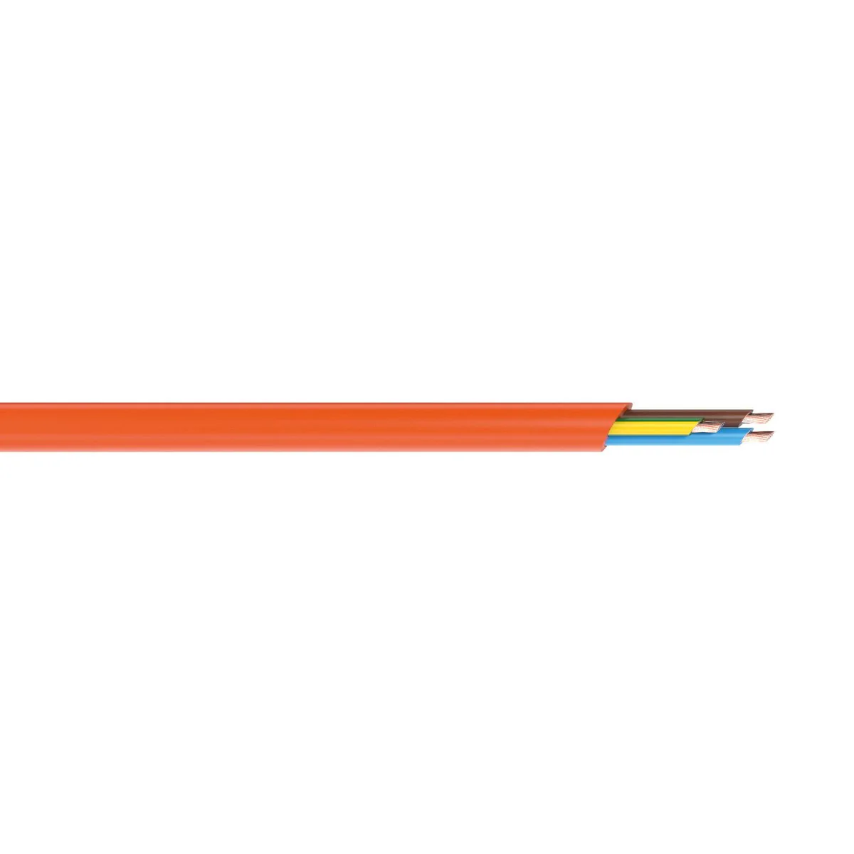 Deta 3-Core Cable - 5m - 1.5mm² - Orange - Flexible - 250/440V