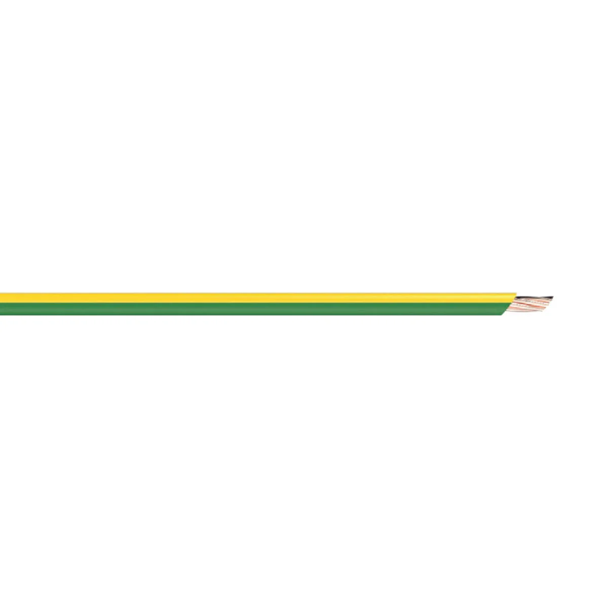 Deta 5m 6mm Single Insulated Earth Cable - Green/Yellow - Safe Grounding Solutions