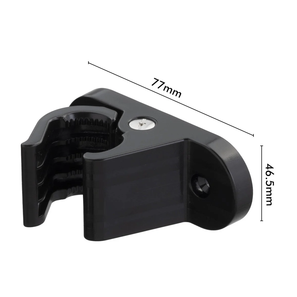 Deta EV Wall Mount Cable Holder - Portable Charger 2 Pack - 31mm x 46.5mm x 77mm - Black - Durable & Flexible - Image 5