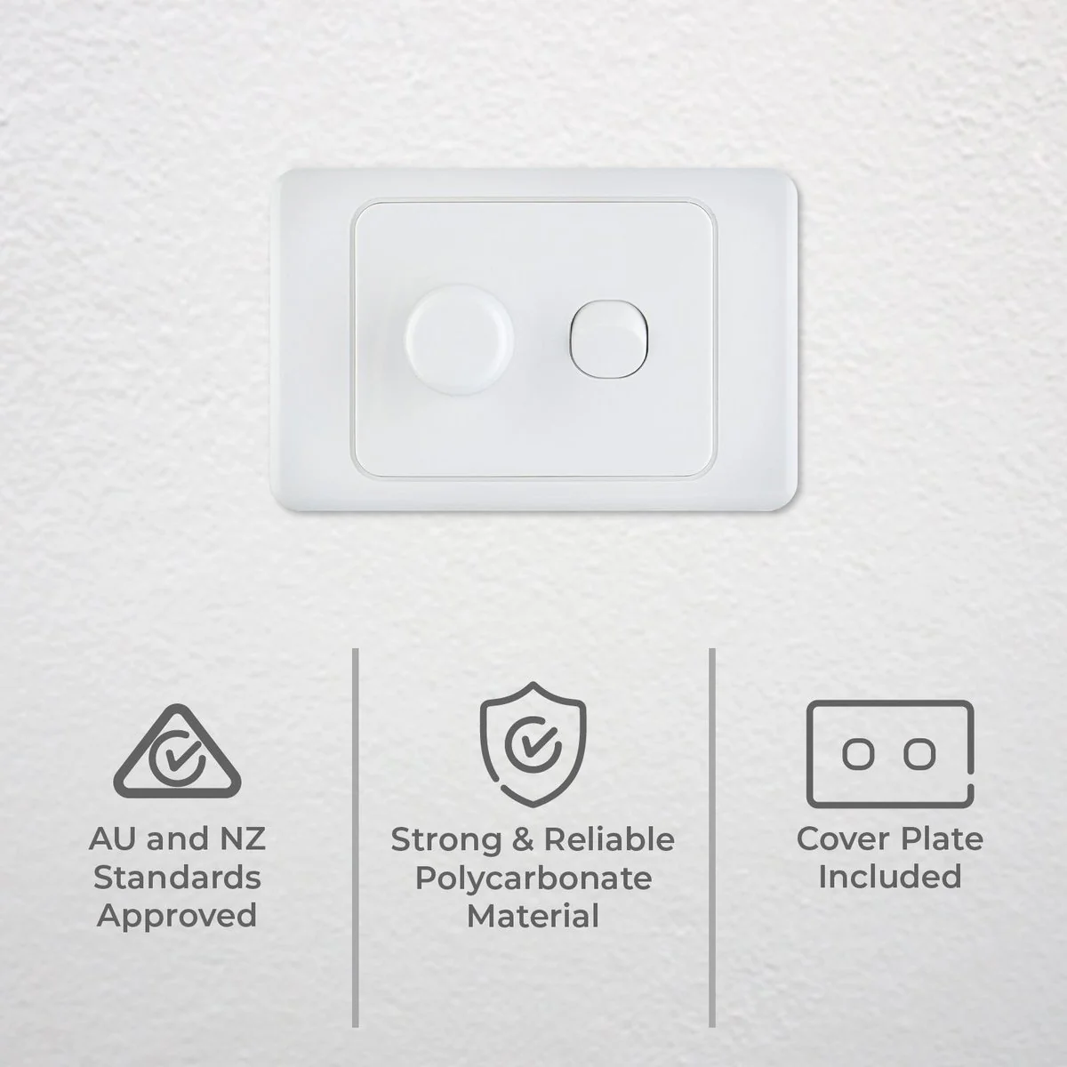 Deta Light Dimmer - 400VA - Polycarbonate - Leading Edge - Image 2
