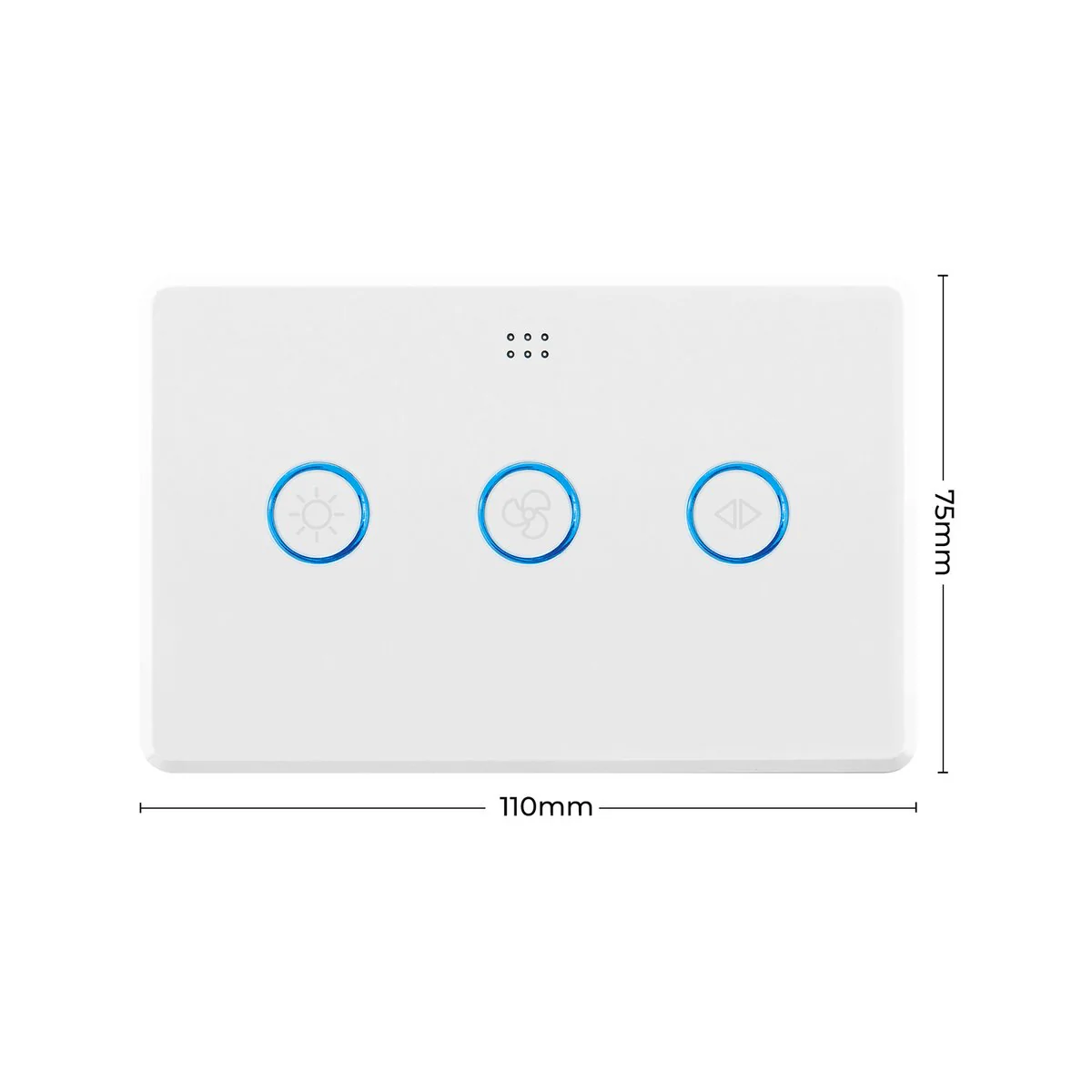 Deta Smart Fan Controller - 150W - Polycarbonate - Touch Control - Image 5