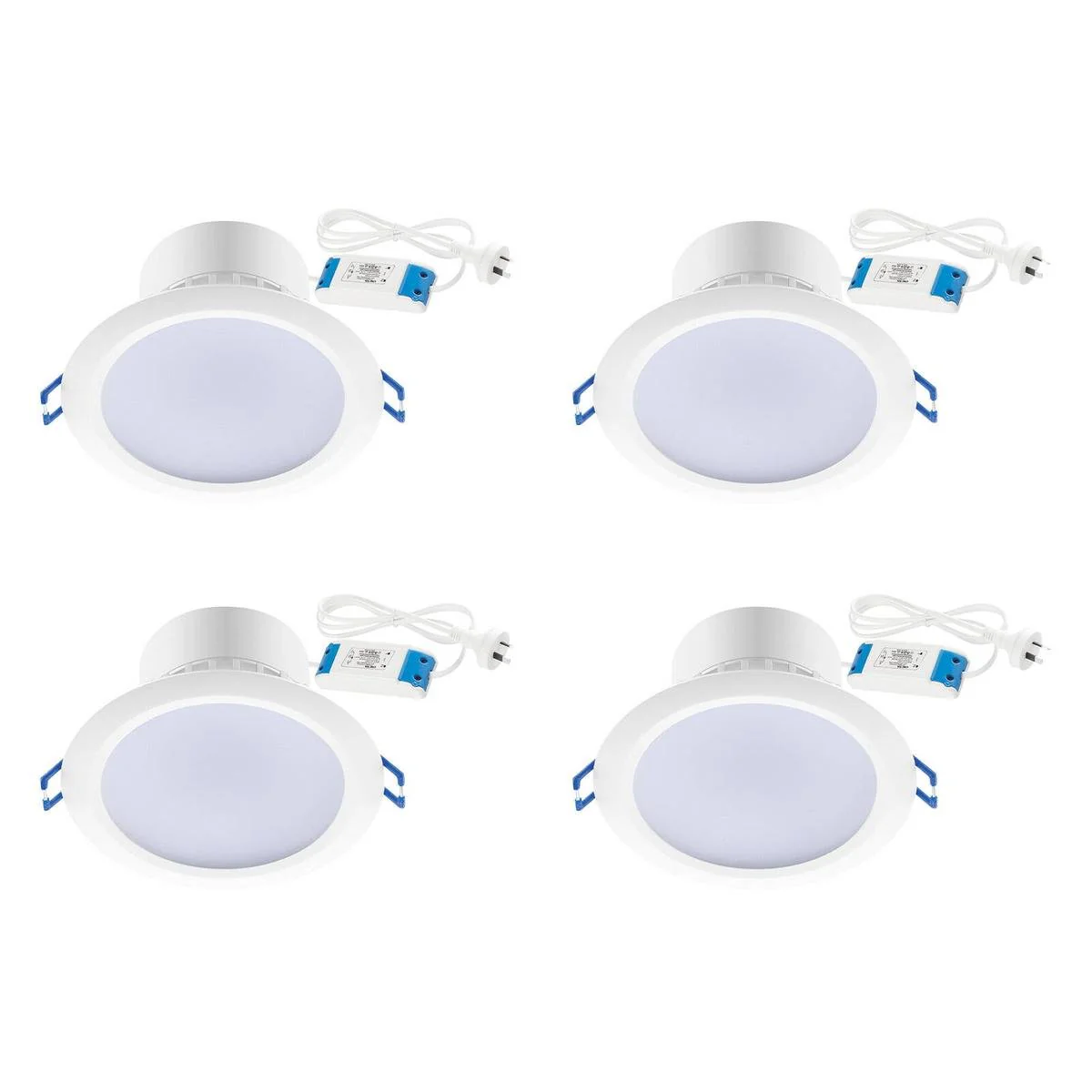 Deta Smart LED Downlight 10W 4 Pack - 940m - White - Adjustable Brightness
