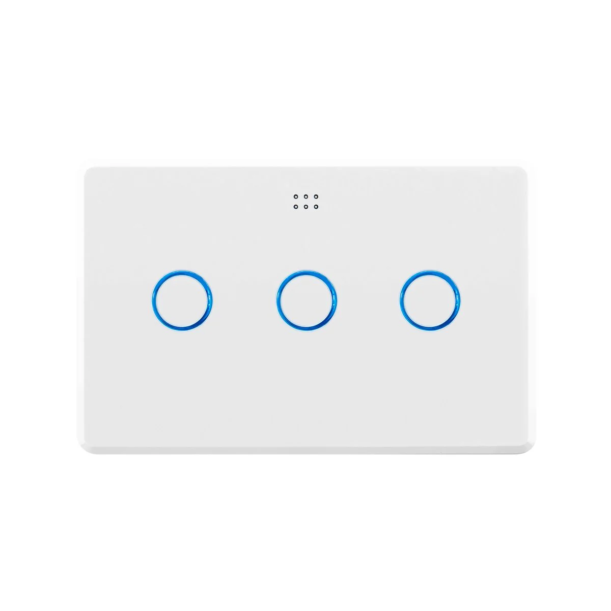 Deta Smart Touch Light Switch - Triple Gang - 40mm x 75mm x 110mm - White