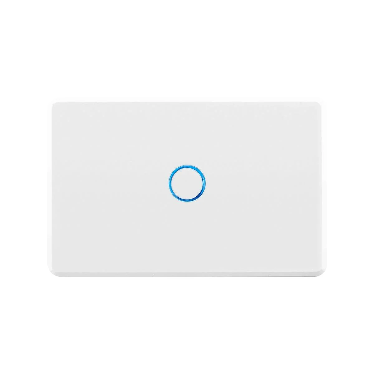 Deta Touch Light Switch - 1 Gang - Polycarbonate - Gloss White Finish