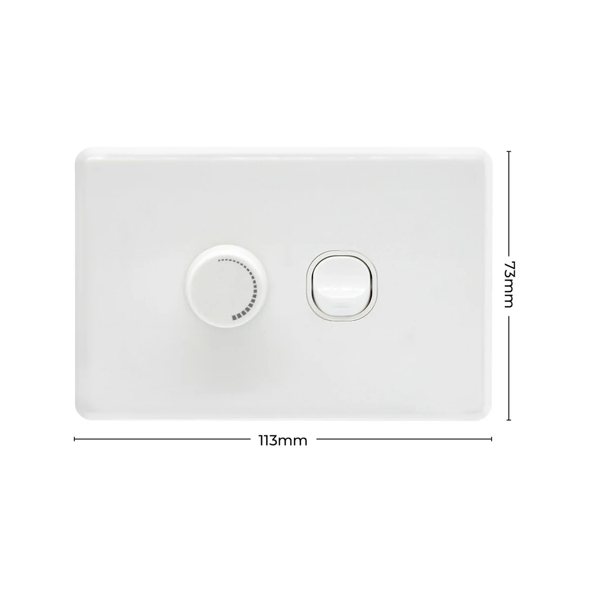Deta Universal Dimmer - 200W - Polycarbonate - LED Compatible - Image 4