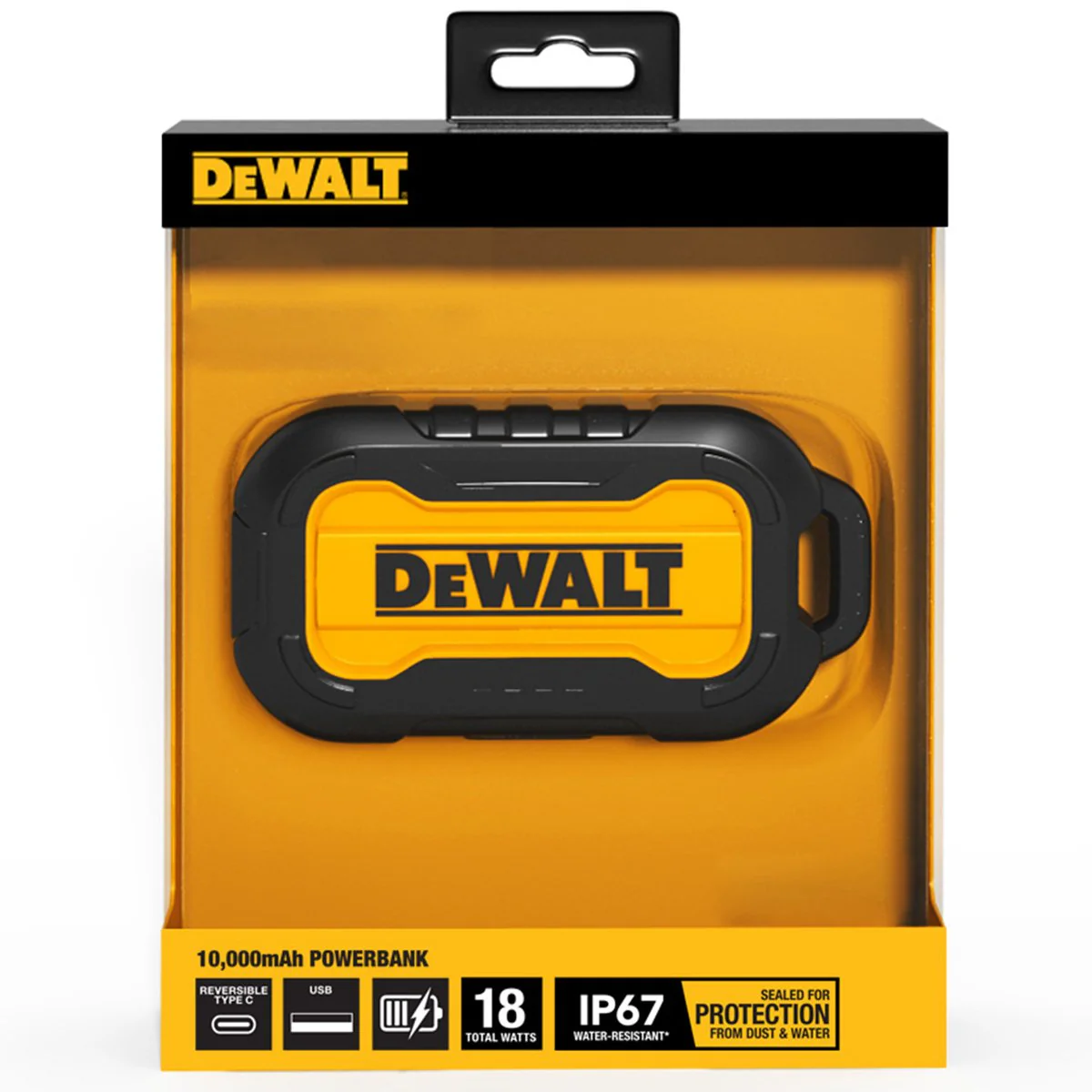 Dewalt 10,000 mAh Powerbank - 2 Port - Waterproof - Fast Charging - Image 2