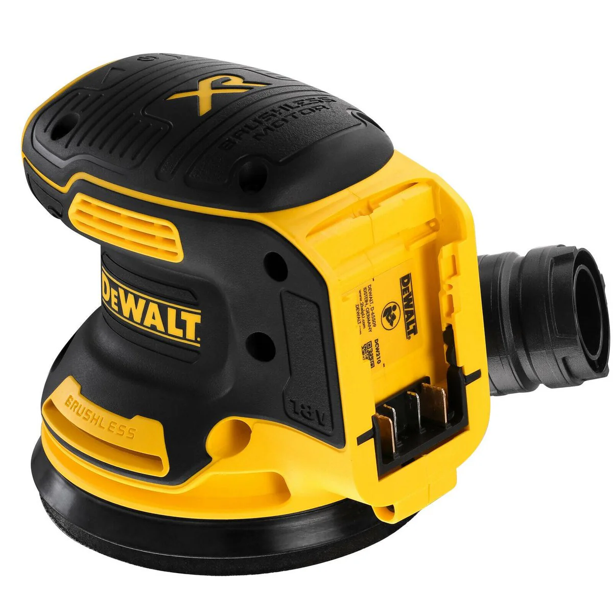 Dewalt 18V Brushless XR Random Orbital Sander 125mm - Skin Only - Cordless - Variable Speed - Image 2