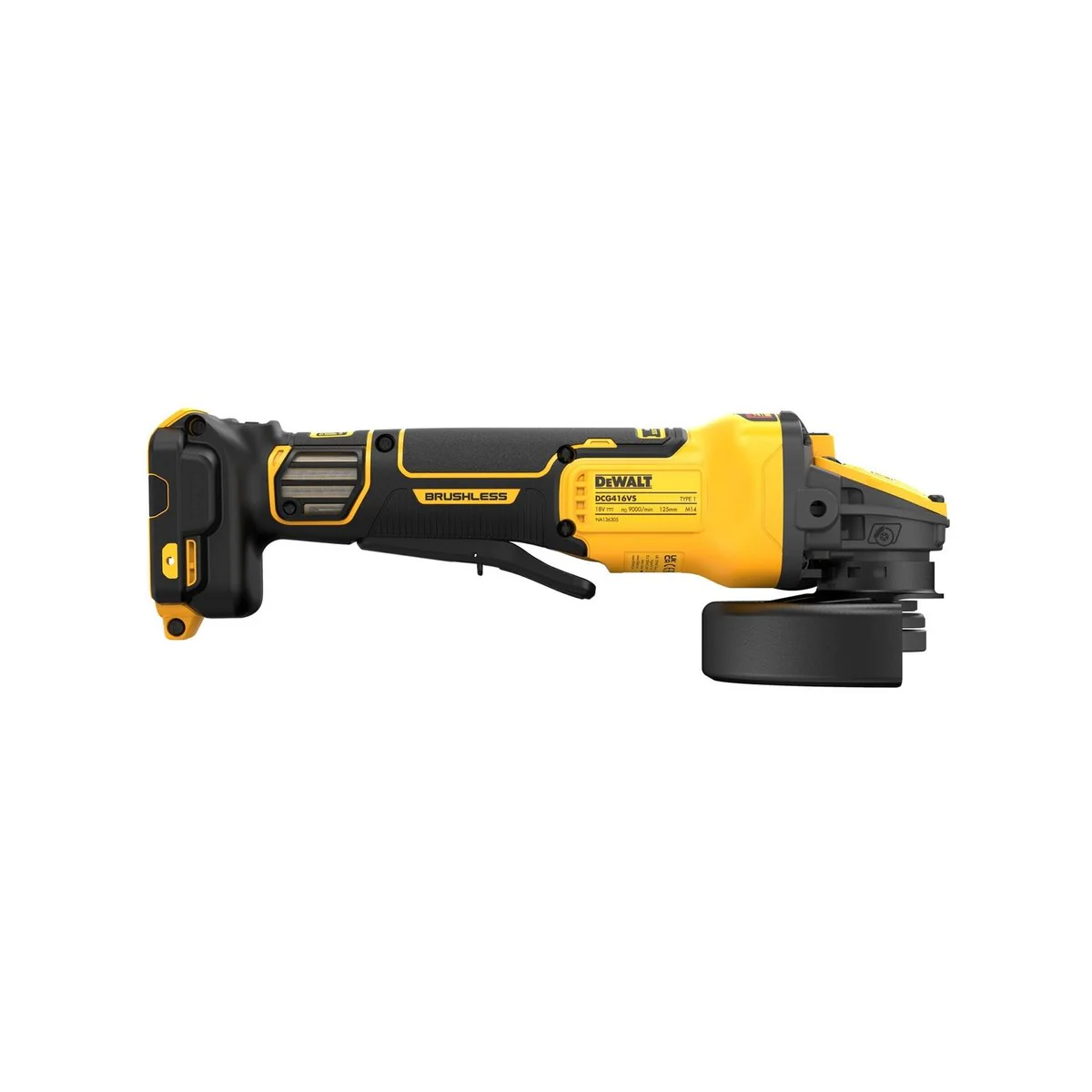 DeWALT 18V Cordless Angle Grinder 125mm - Variable Speed, E-Brake, E-Clutch - Image 3