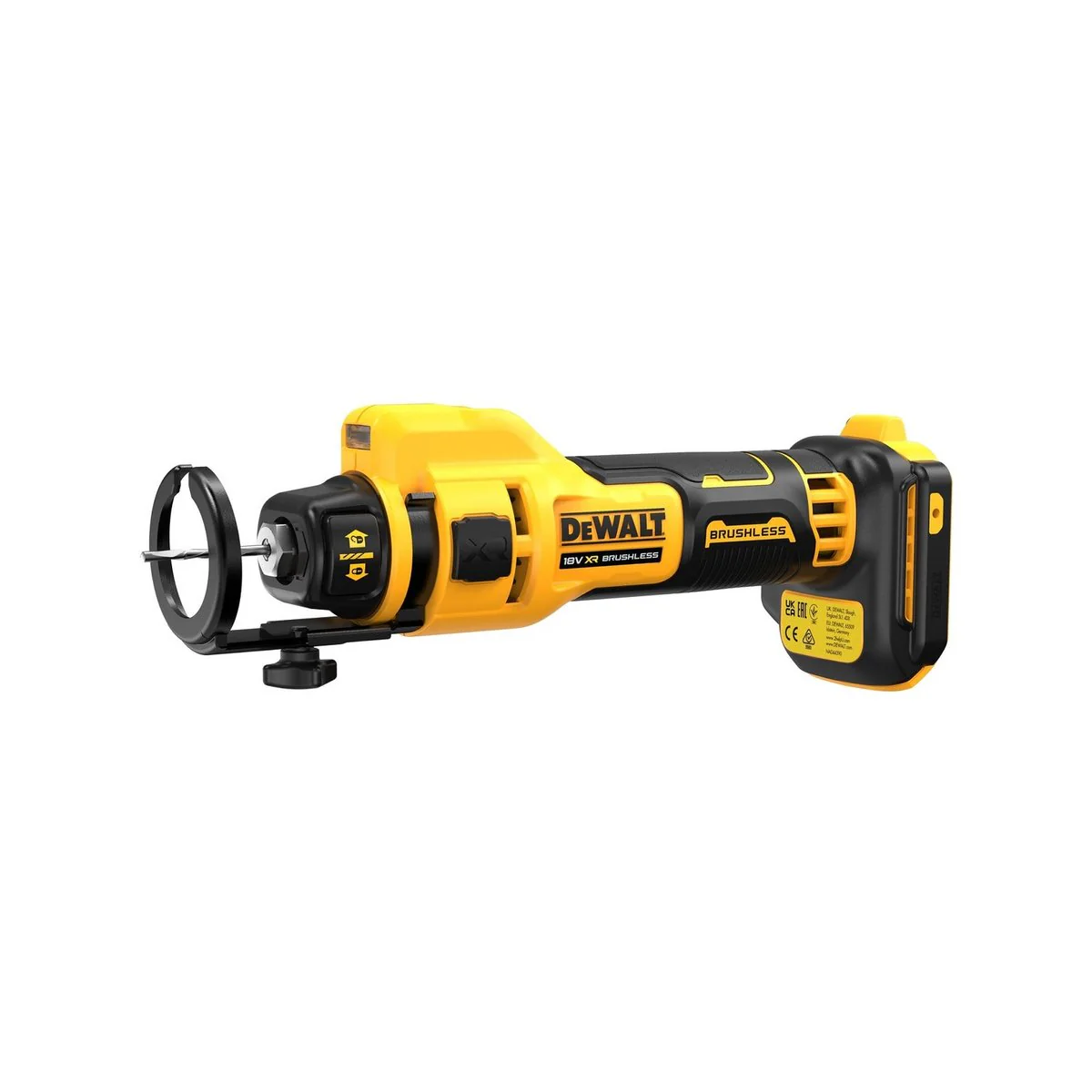 Dewalt 18V Cordless Brushless Drywall Cut Out - 135mm x 90mm x 260mm - 1.1kg - Image 2