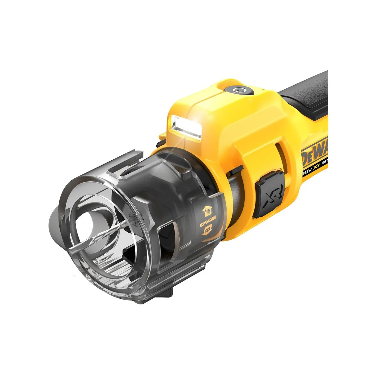 Dewalt 18V Cordless Brushless Drywall Cut Out - 135mm x 90mm x 260mm - 1.1kg - Image 5