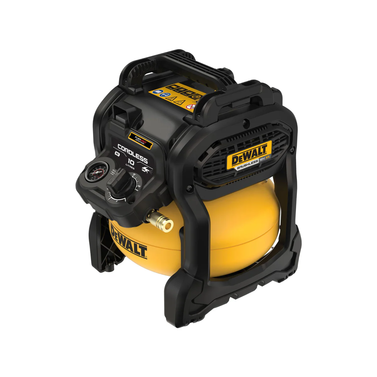 Dewalt 18V Cordless Compressor DCC1018N-XJ - 10L - Brushless - Oil-Free - Image 3