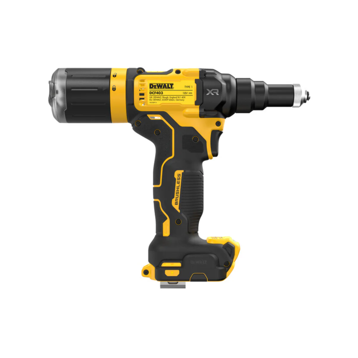 Dewalt 18V Cordless Rivet Gun - 4.8mm - 10,000N Pulling Force - Image 4