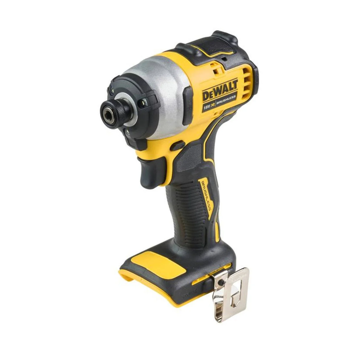 DeWALT 18V XR Brushless Impact Driver - 130mm - Tool Only - Compact Design