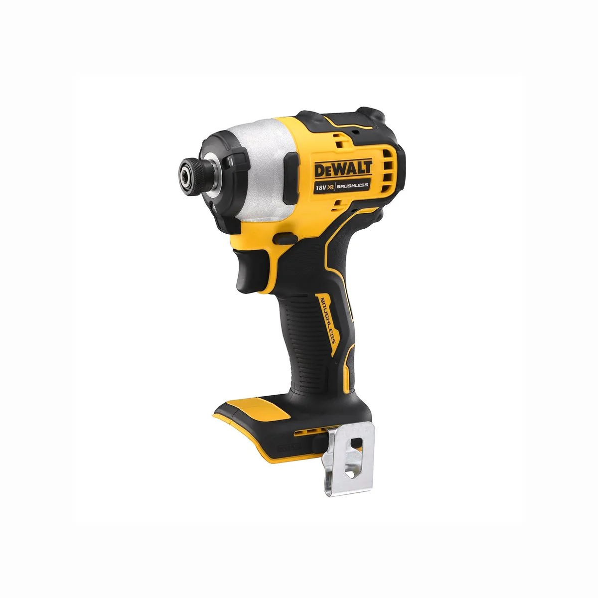 DeWALT 18V XR Brushless Impact Driver - 130mm - Tool Only - Compact Design - Image 2