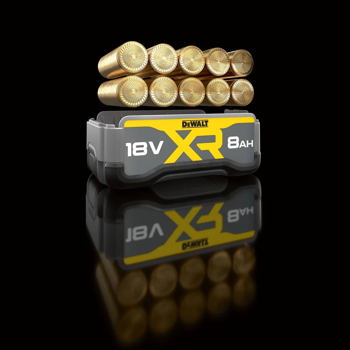 Dewalt 18V XR Tabless Lithium-Ion Battery 8.0Ah 90mm x 150mm - Fast Charging - Image 4