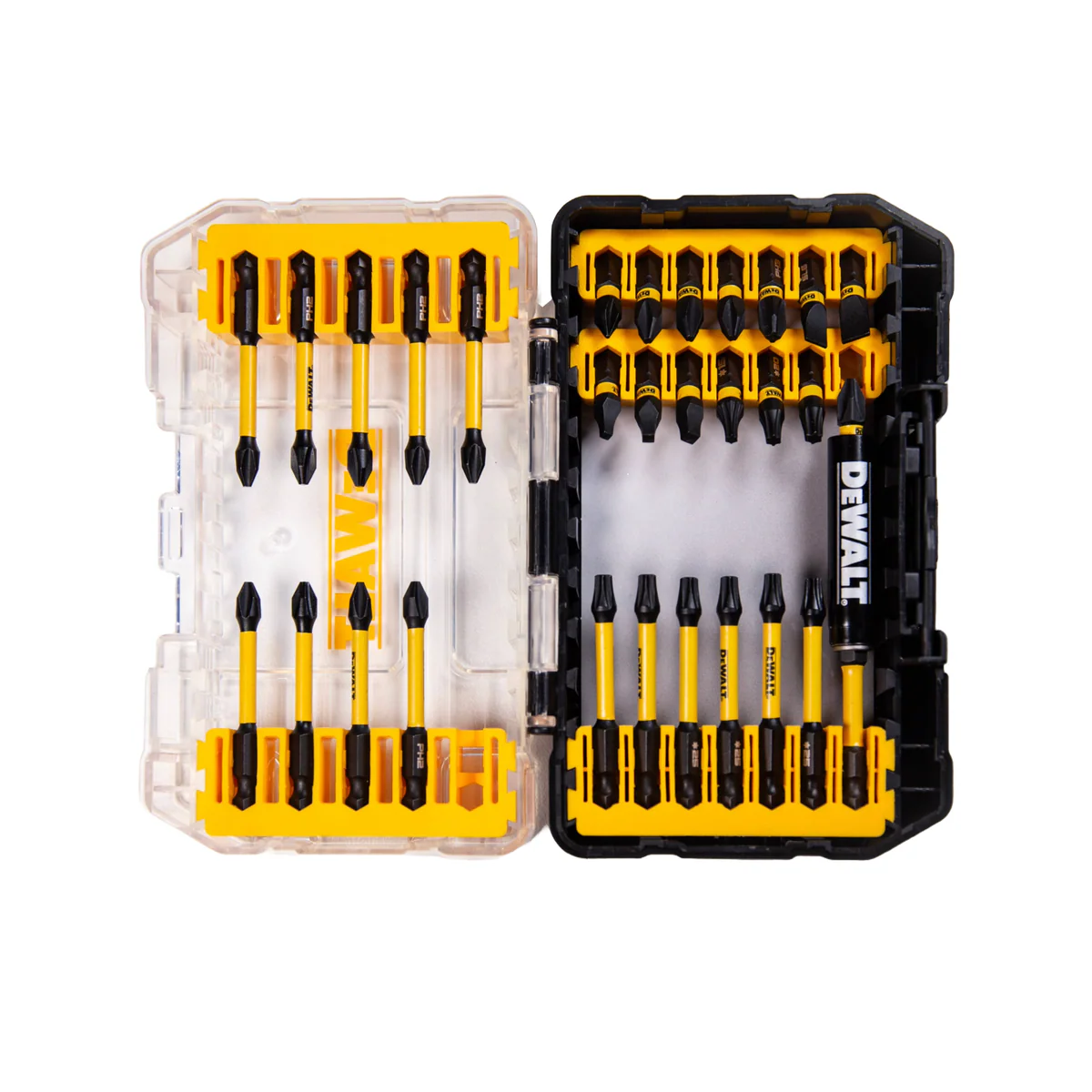 Dewalt 30 Piece Flextorq Impact Driver Bit Set - 215mm x 50mm x 220mm - Durable
