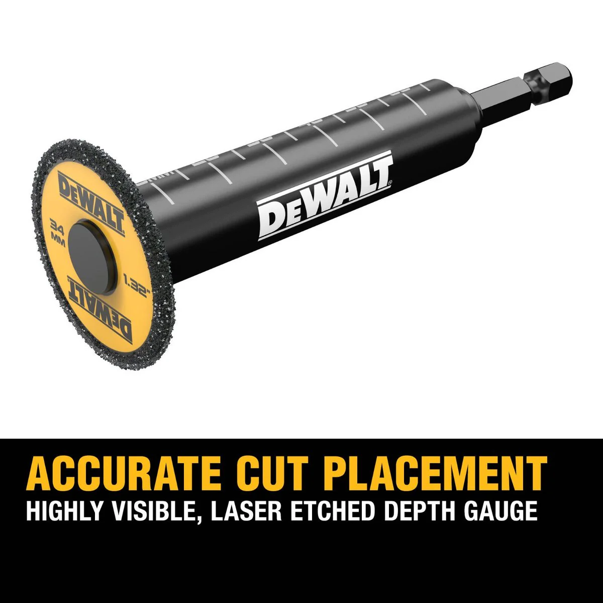 Dewalt 34mm Diamond Grit Inside Pipe Cutter DT20563-QZ - Precision Cutting Tool - Image 5