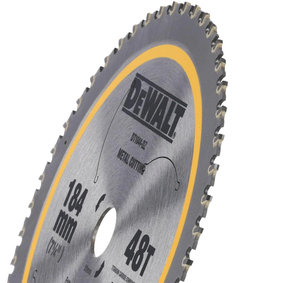 Dewalt Circular Saw Blade - 184mm 48t - Mild Steel - DT1044-QZ - Durable - Image 4