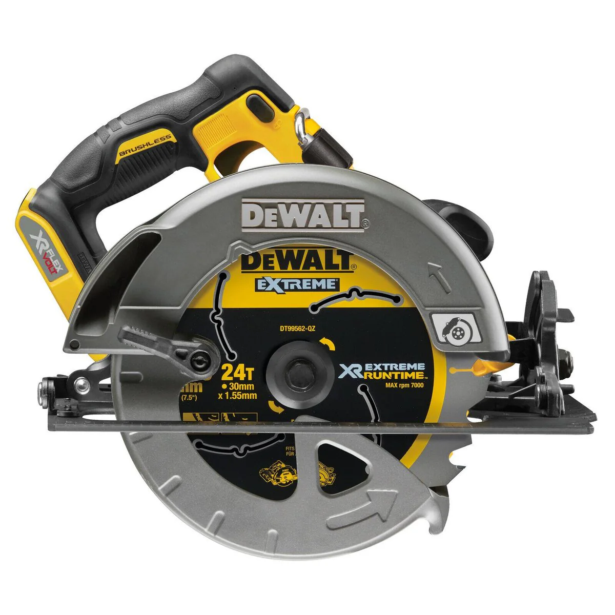 Dewalt Cordless Circular Saw - 54V - Skin Only - High Power Density - Image 2