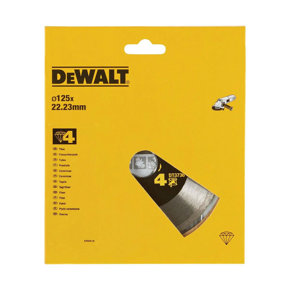 Dewalt Diamond Wheel Blade - 125mm - Continuous Rim - Durable Cutting Tool - Image 2