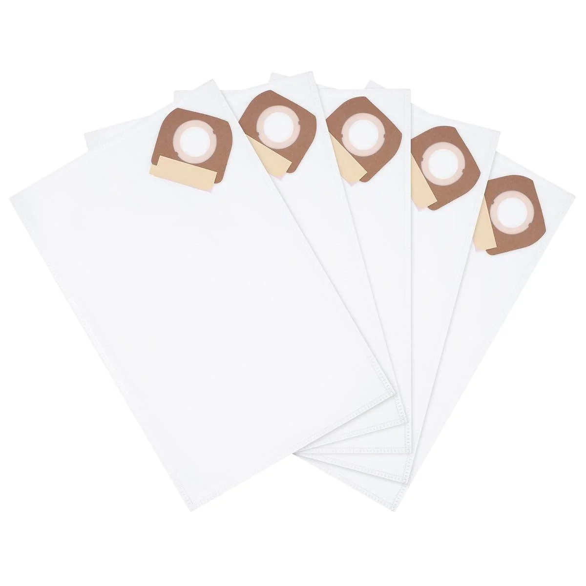 Dewalt Fleece Dust Replacement Bags 5 Pack - Compatible with DCV586M - 381mm x 45mm x 508mm
