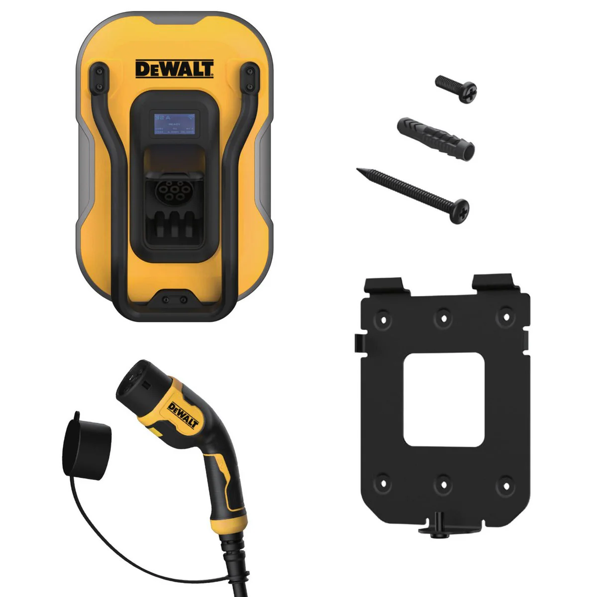 Dewalt Smart 7 EV Charger - 22kW Single/Three Phase 32A Type 2 - IP65 - 5m Cable - Image 2