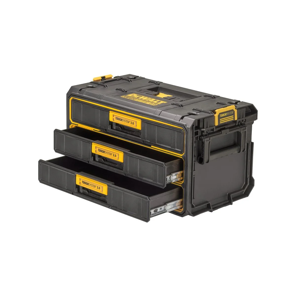 Dewalt Toughsystem 2.0 3 Drawer Tool Box - 310mm x 300mm x 540mm - Durable Storage - Image 3