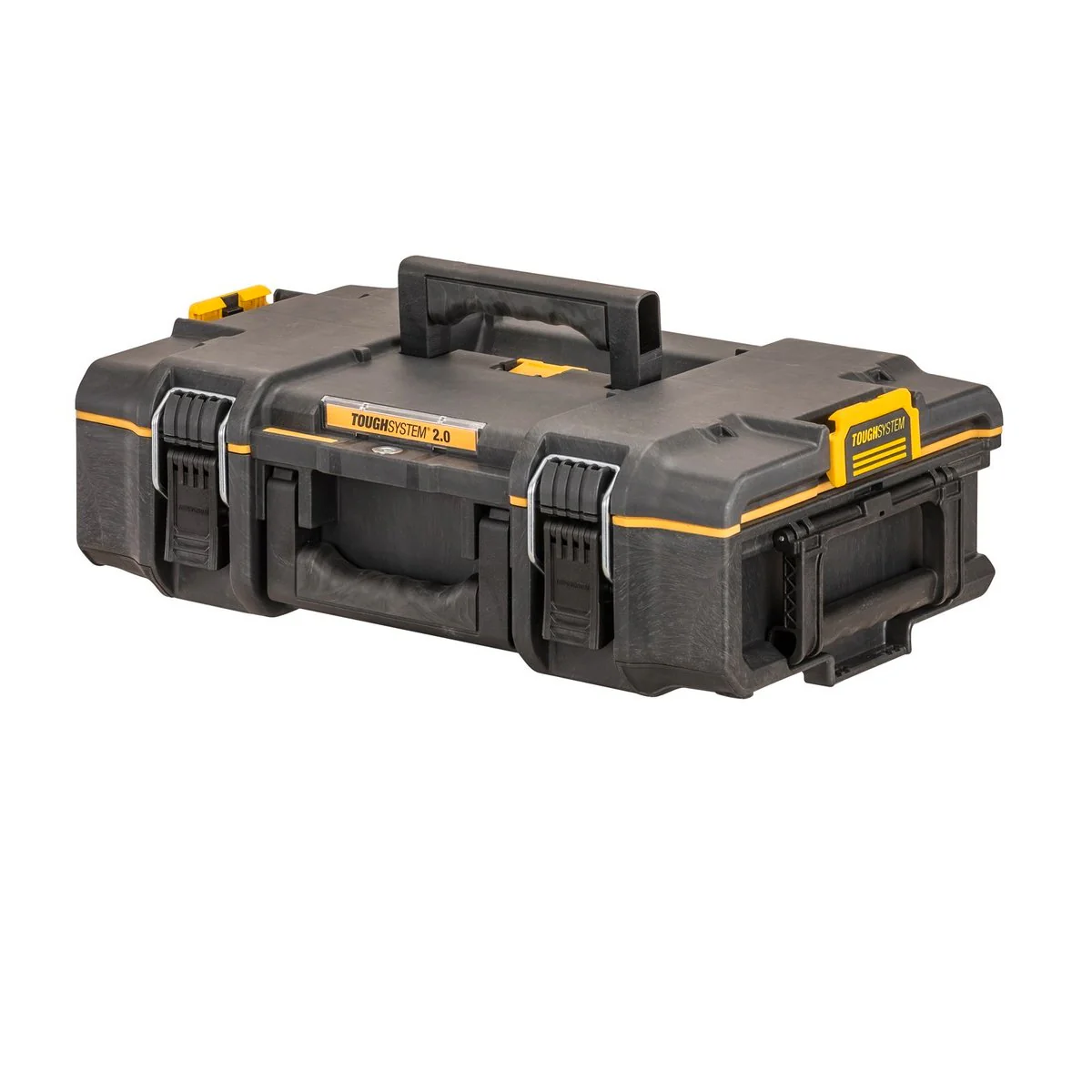 Dewalt Toughsystem 2.0 Shallow Tool Box - 554mm x 165mm x 371mm - Black