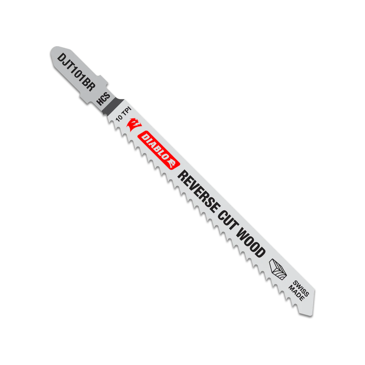 Diablo 100mm High Carbon Steel Jig Saw Blade - Reverse Cuts - 5 Pack - Image 2