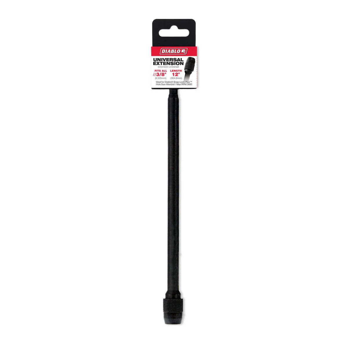 Diablo 300mm 3/8" Universal Extension for Drills - Quick-Change Access Tool