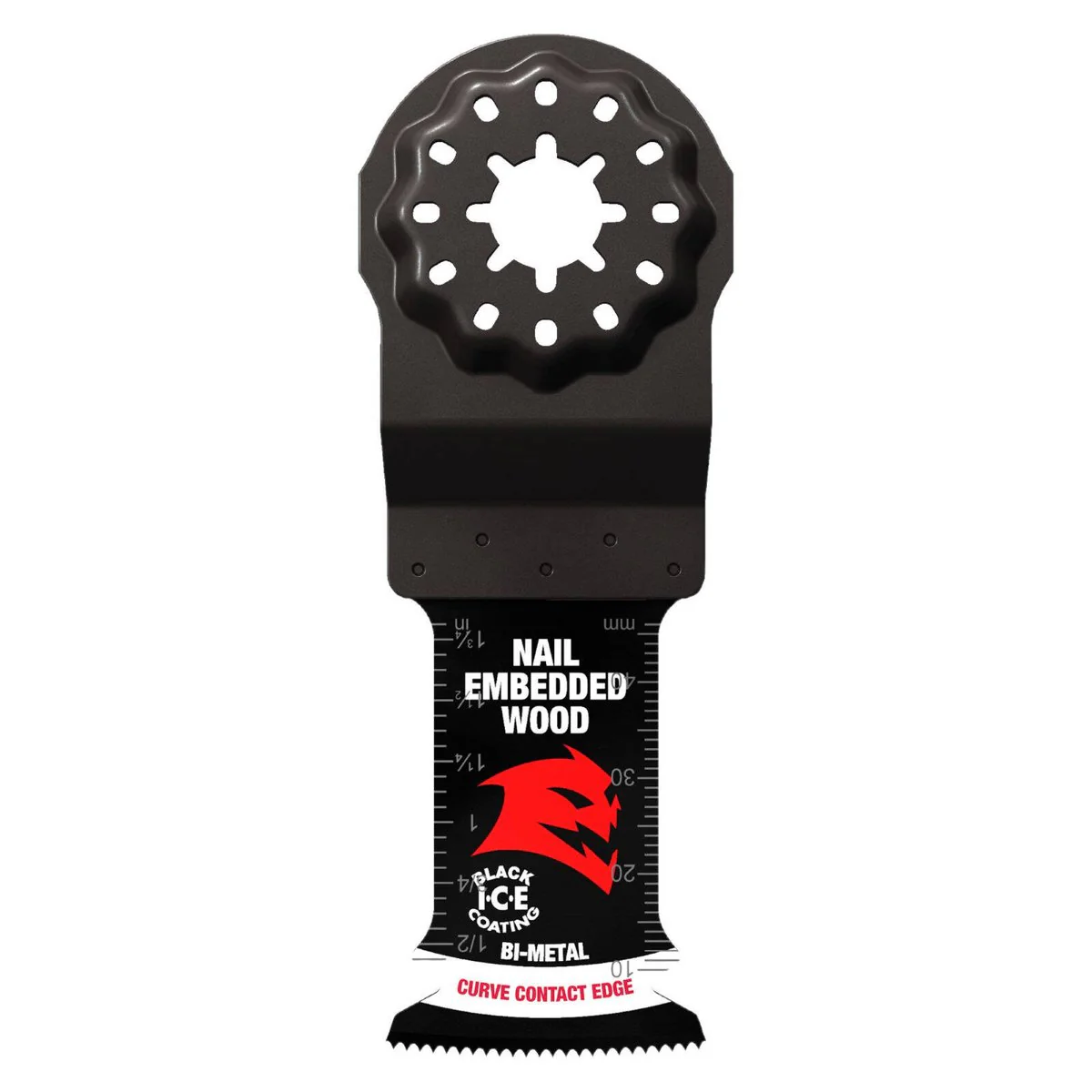 Diablo 30mm Starlock Bi-Metal Demo Demon OMT - Nail Embedded Wood - 10 Pack - Durable Cutting Blades - Image 2