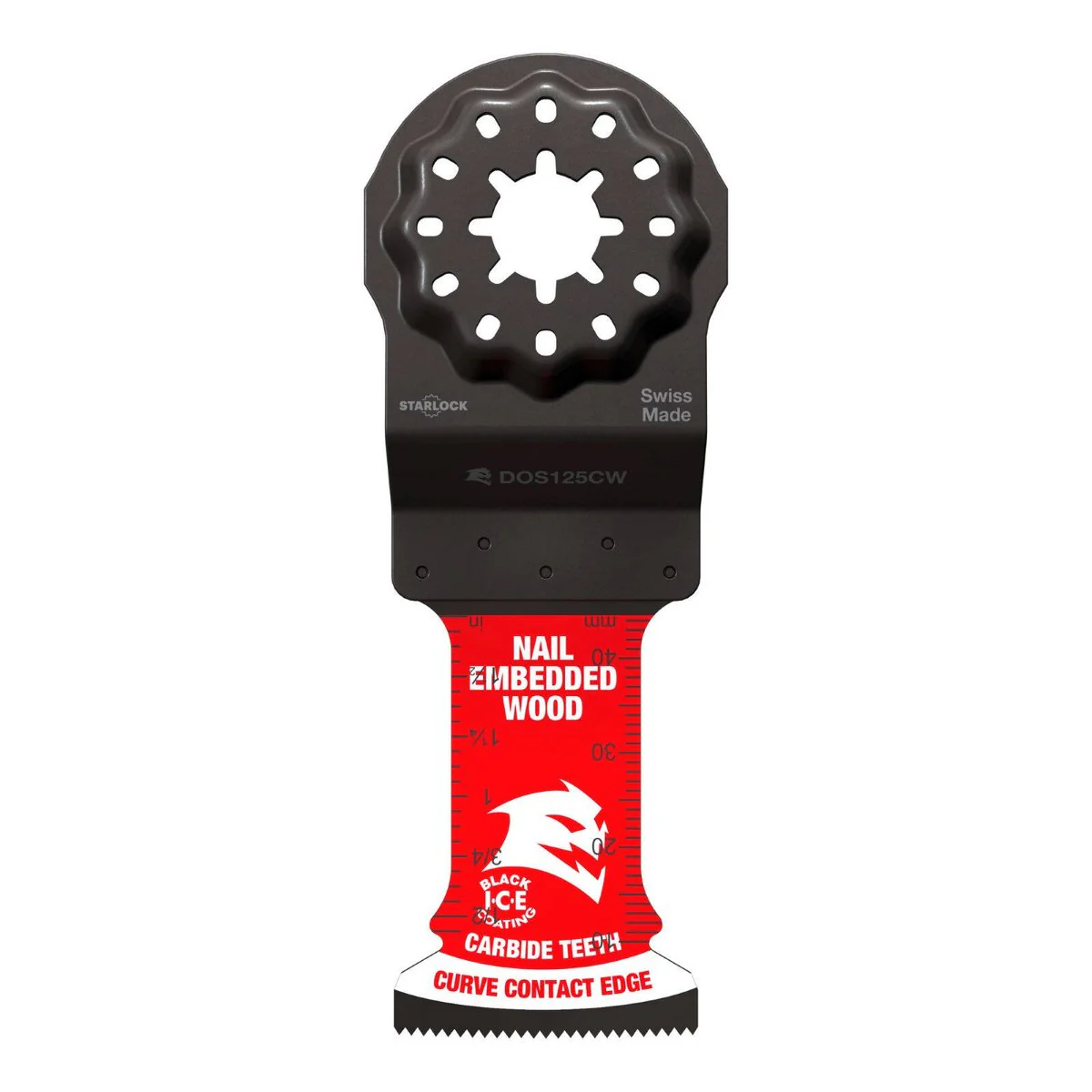 Diablo 32mm Starlock Amped Demo Demon Carbide OMT - Nail Embedded Wood - Durable Cutting Blade - Image 2