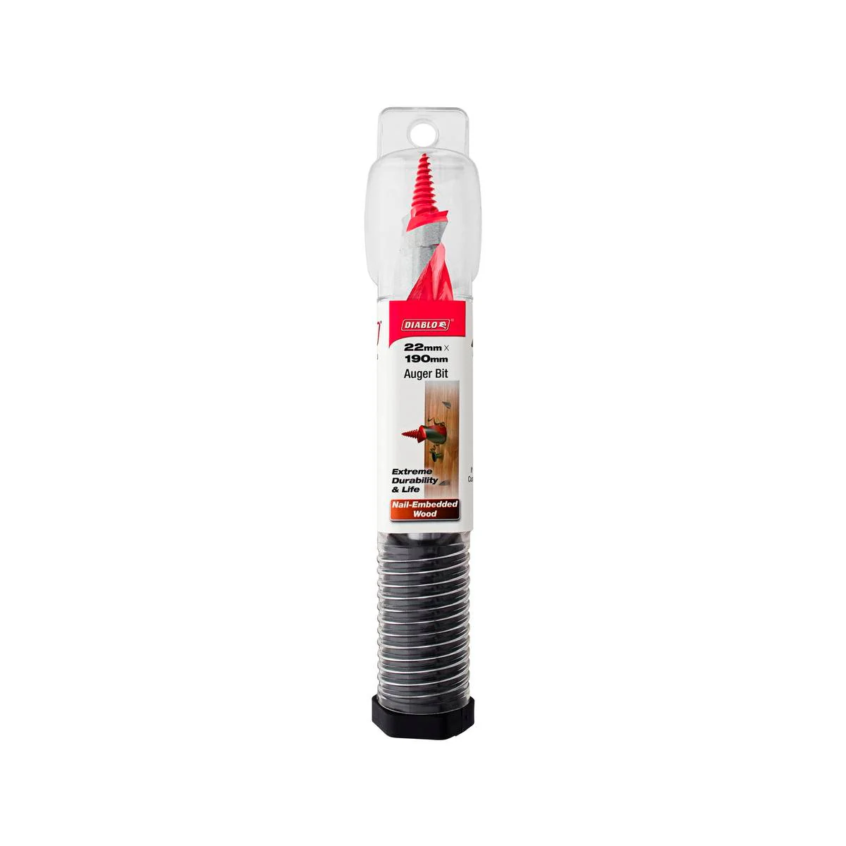 Diablo Auger Bit 22mm x 190mm - Dura-Tip™ - Self-Feeding Design