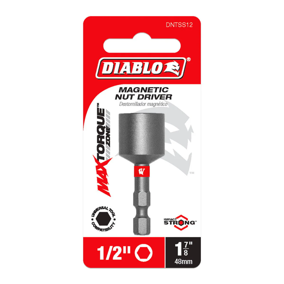 Diablo Nutsetter 2 9/16" - Magnetic Hex Nut Driver - Impact Resistant