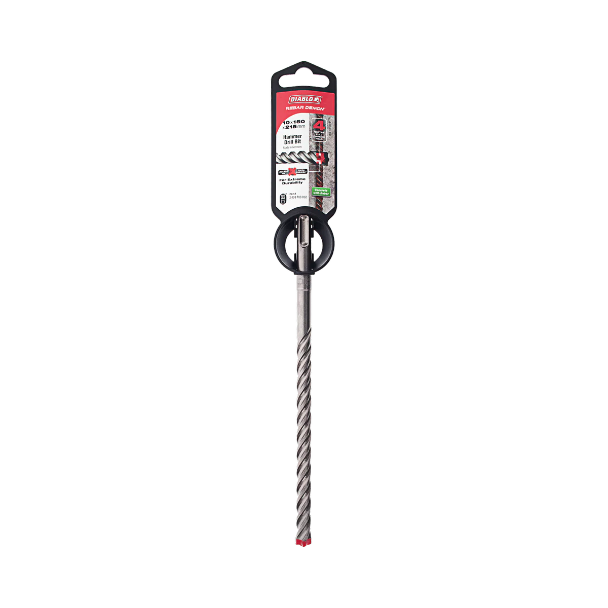 Diablo Rebar Demon SDS-Plus Hammer Drill Bit 10 x 215mm - Dura-Carbide™
