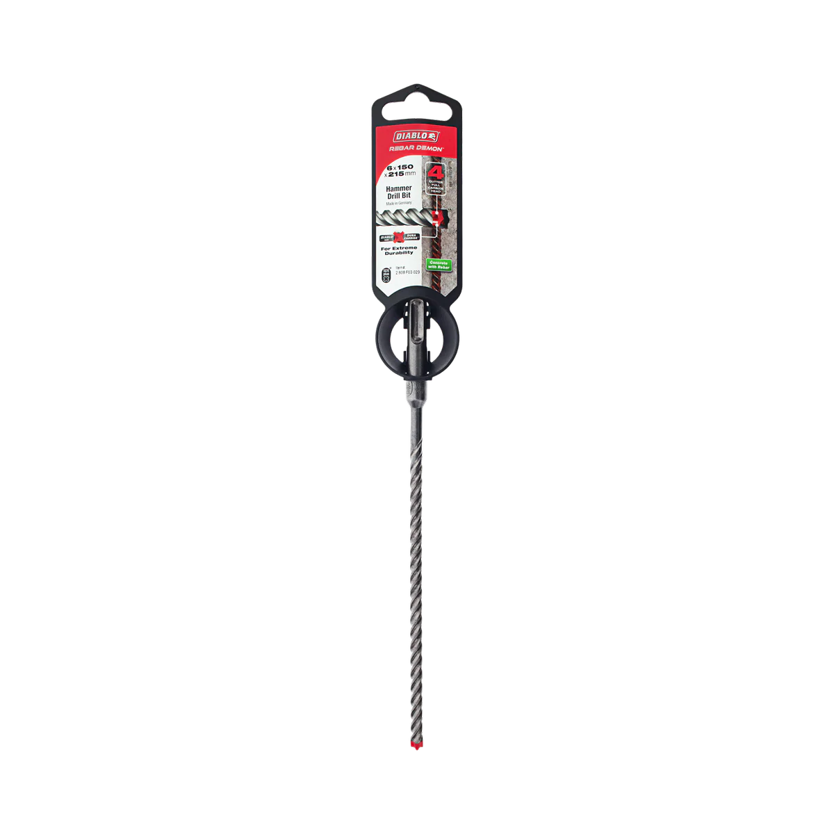 Diablo Rebar Demon SDS-Plus Hammer Drill Bit 6 x 215mm - Durable, Precision