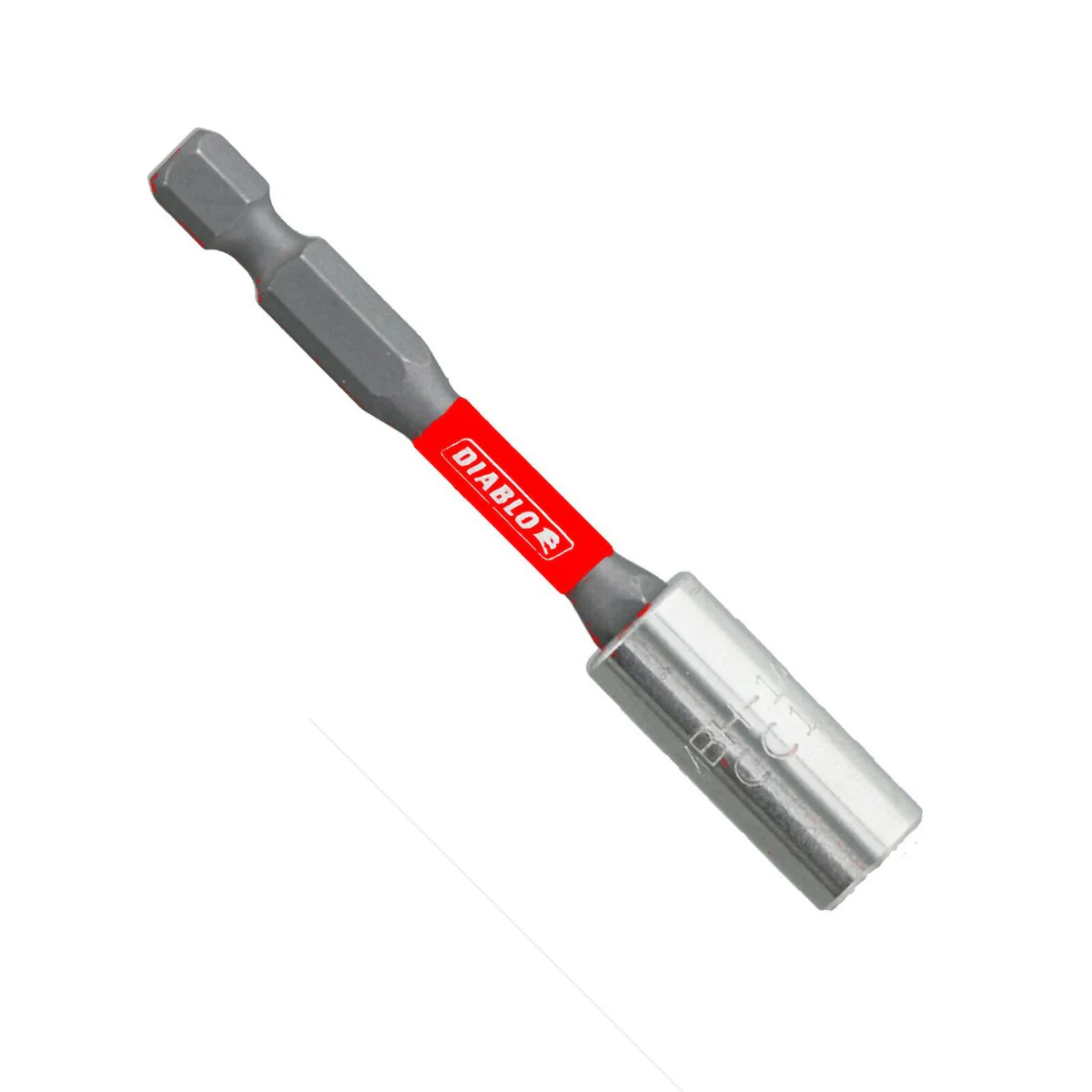 Diablo Standard Bit Holder 3 - Magnetic - 46.04mm x 6.35mm x 123.83mm - Anti-Wobble Grip - Durable - Image 2