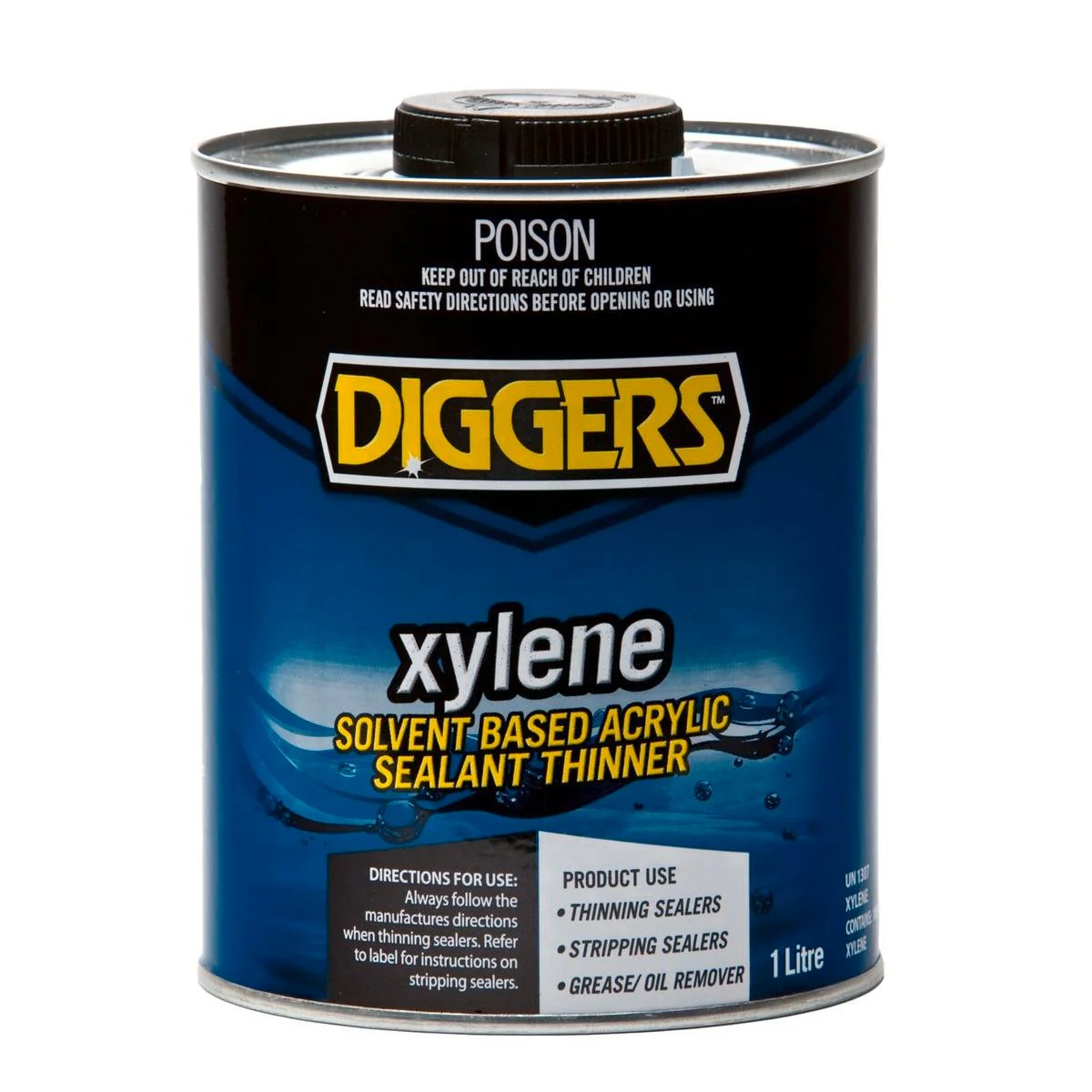 DIGGERS™ Xylene Solvent - 1L - Xylene & Benzene - Thinner/Stripper