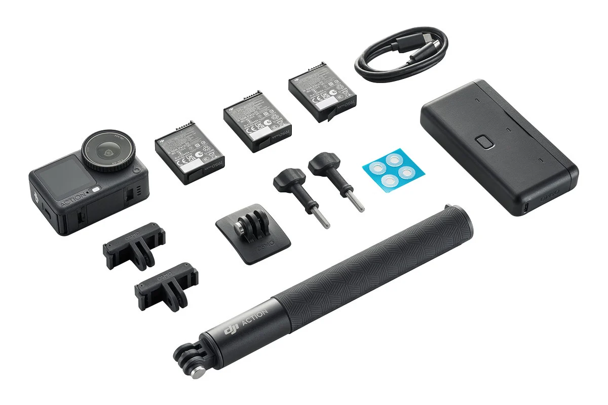 DJI Osmo Action 6 Waterproof Camera Combo with 4K Stabilization