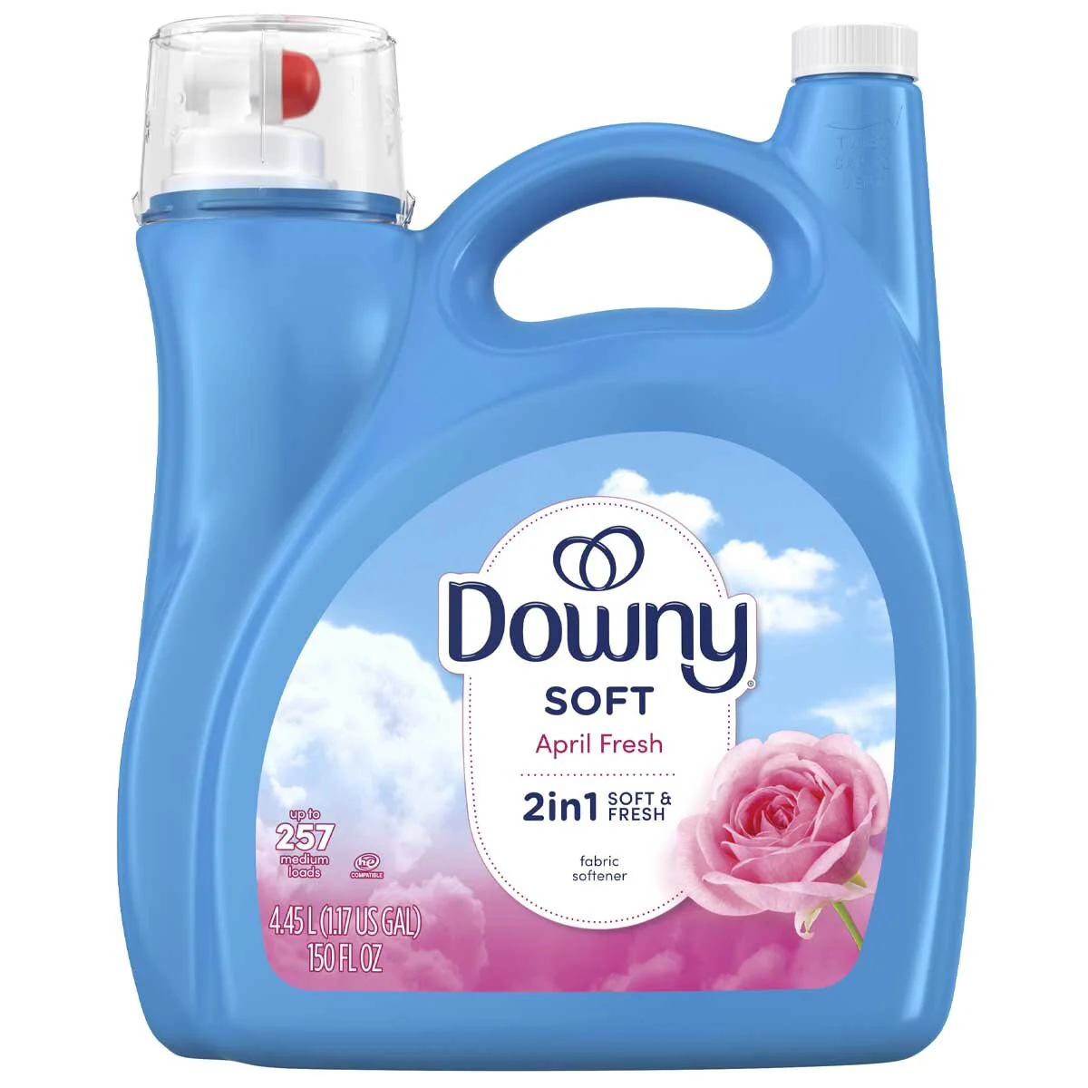 Downy Ultra Concentrated Fabric Softener April Fresh Capacity 4.45L