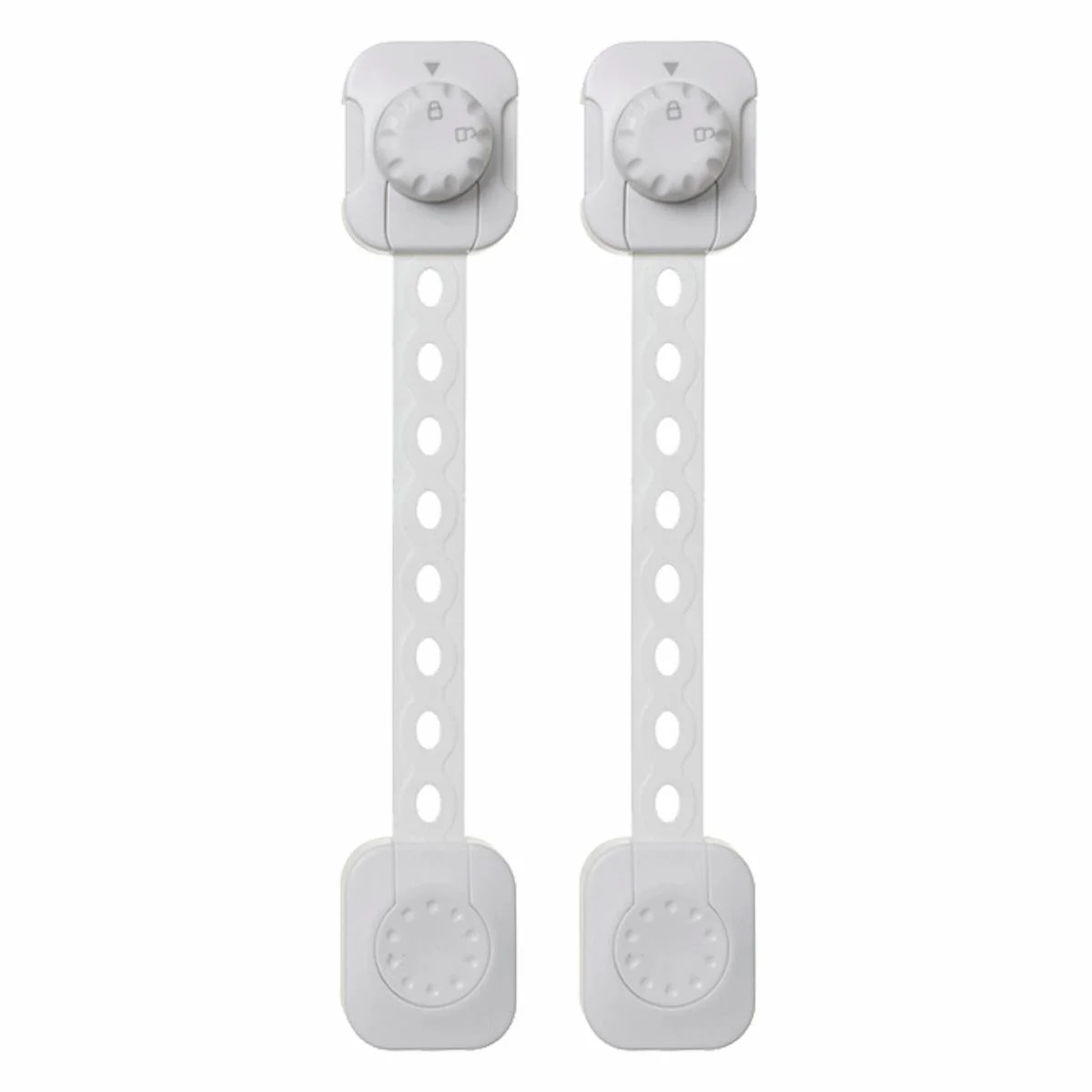 Dreambaby Twist N Lock Multi-Purpose Latch - 38mm x 215mm - ABS - 2 Pack