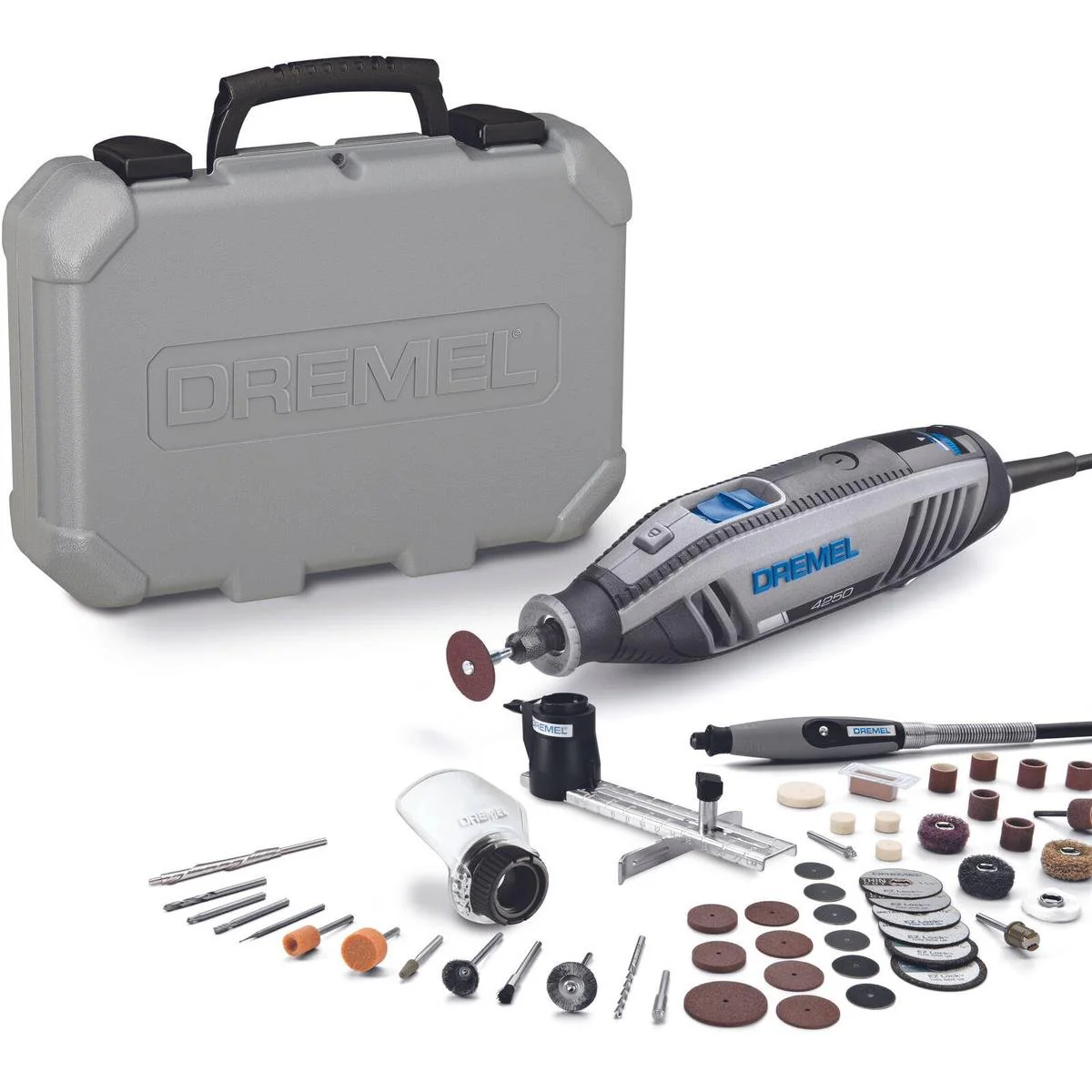 Dremel 4250 3 50 Corded Rotary Tool Kit 175W - 50 Accessories - Ergonomic Design