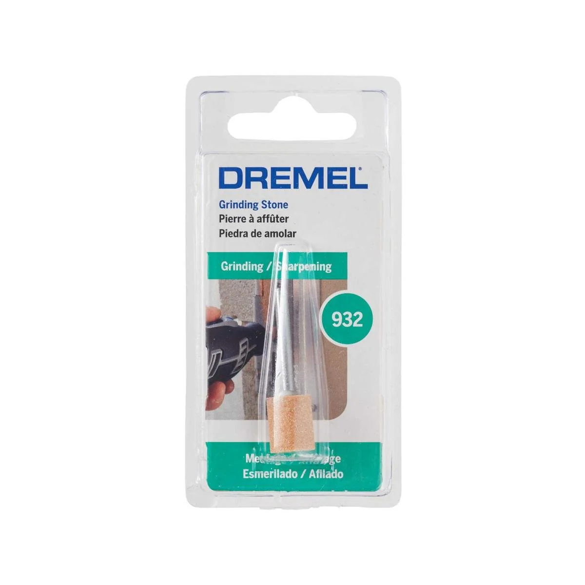 Dremel Aluminium Oxide Grinding Stone - 9.5mm - 1 Pack - Orange
