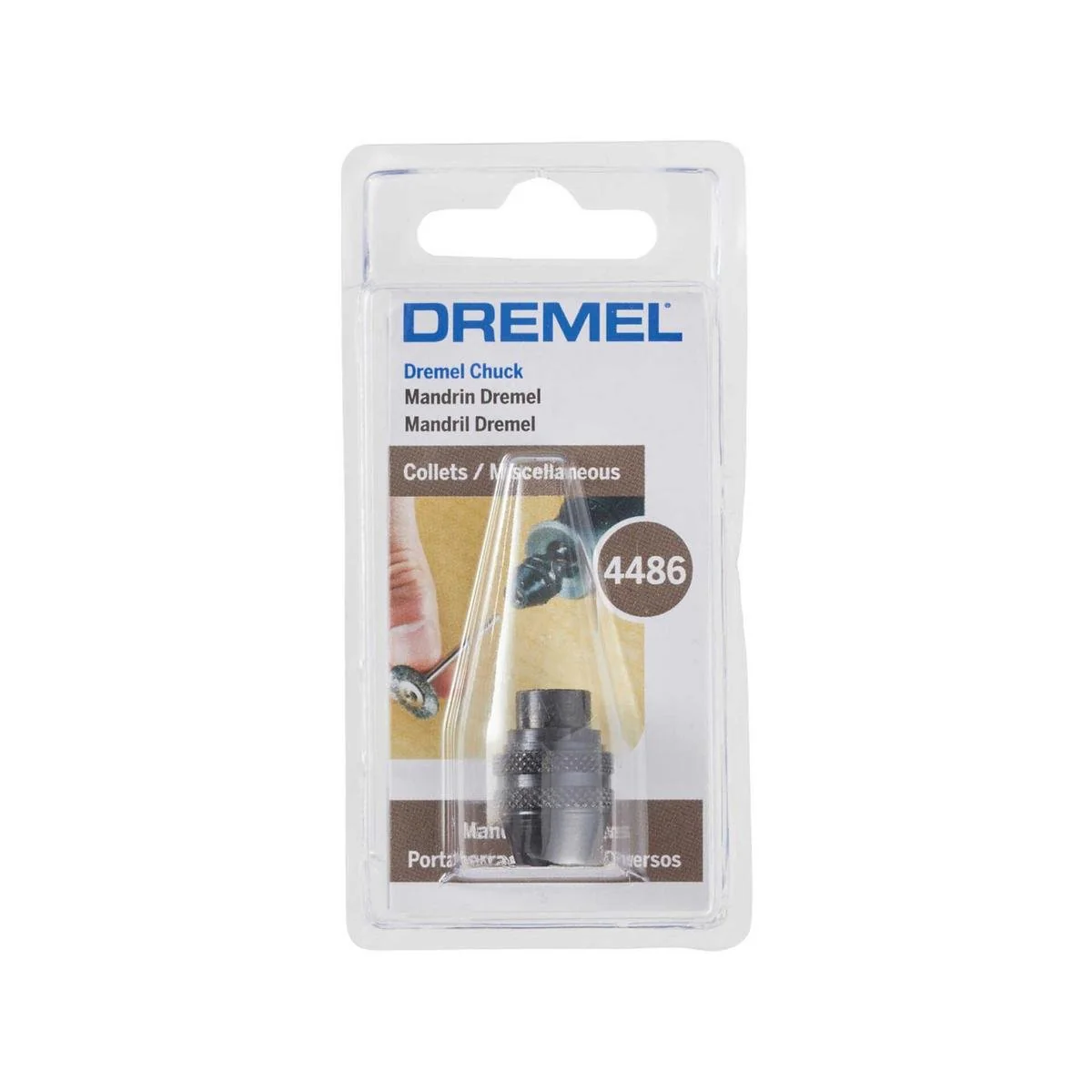 Dremel Black Multi Chuck - 3-Jaw Accessory Holder - 0.8mm to 3.2mm - 1 Pack