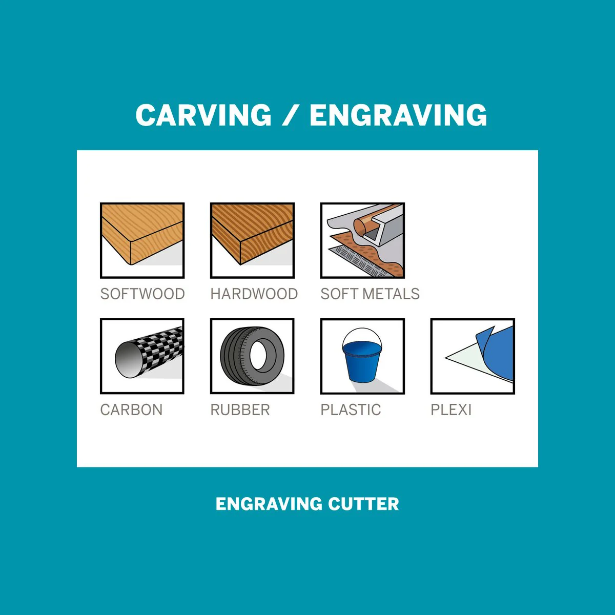 Dremel Engraving Cutter 1.6mm 106 - 2 Pack - Silver - Image 4