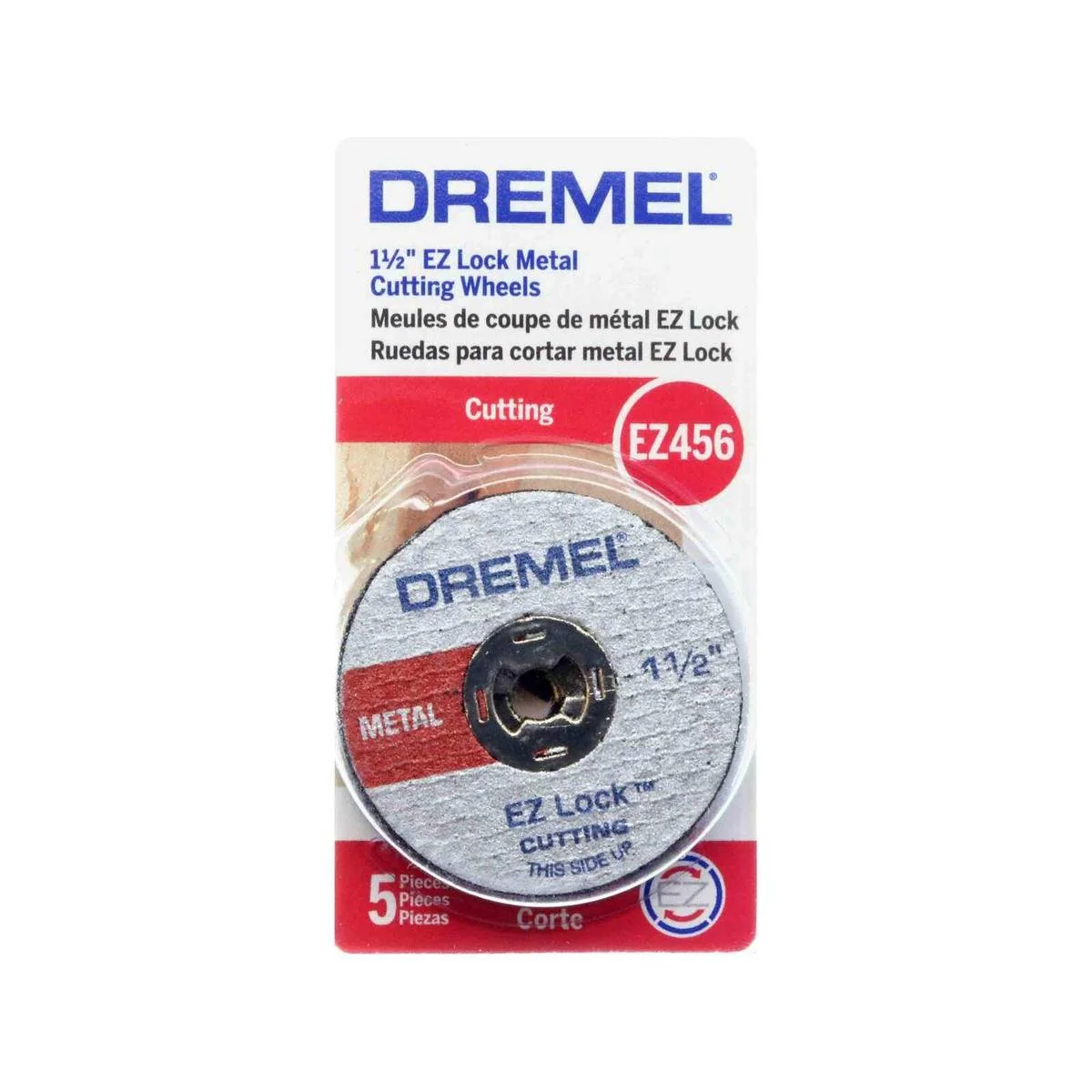Dremel Ez Lock Metal Cut Off Wheels 38mm 5 Pack - Silver