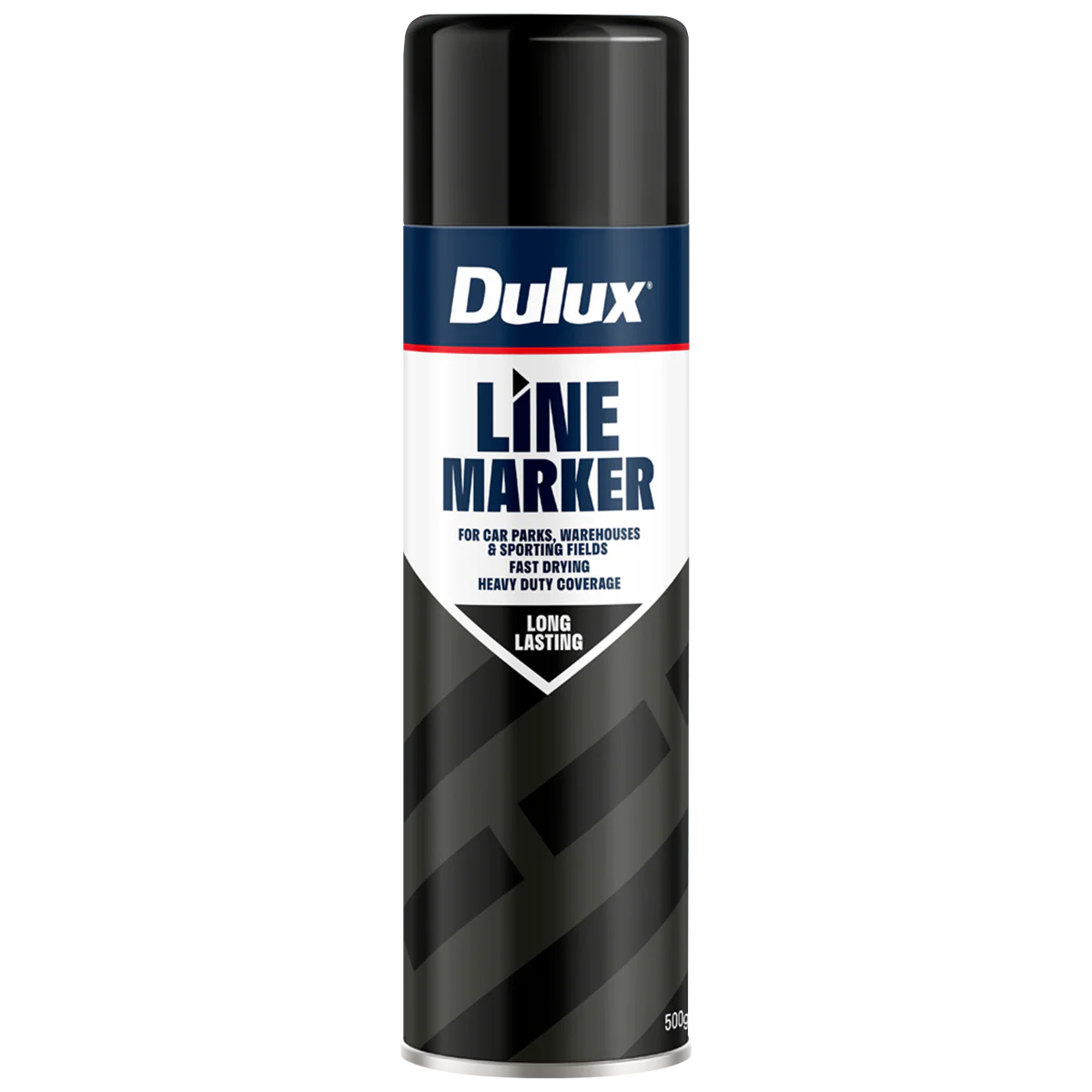 Dulux Black Spray Line Marker 500g - 0.5L - Fast Drying - High Visibility