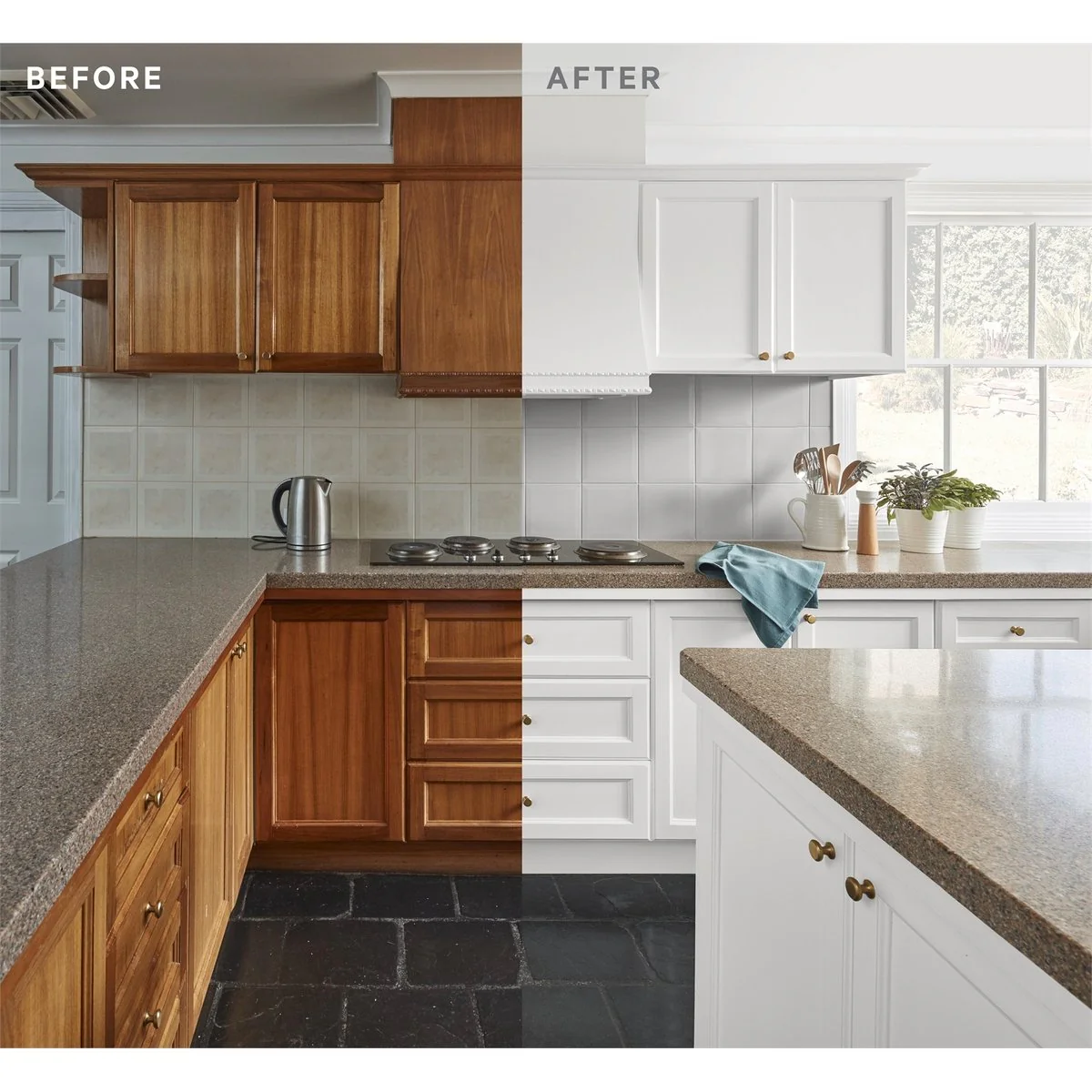 Dulux 1L Ticking Satin Cabinet Doors - Water-Based Interior Coating - Image 2